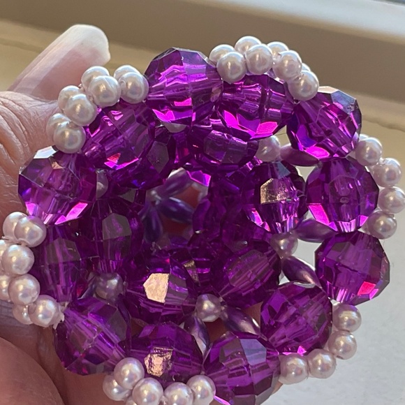 Vintage handmade beaded bells various colors 2” tall - Picture 7 of 11